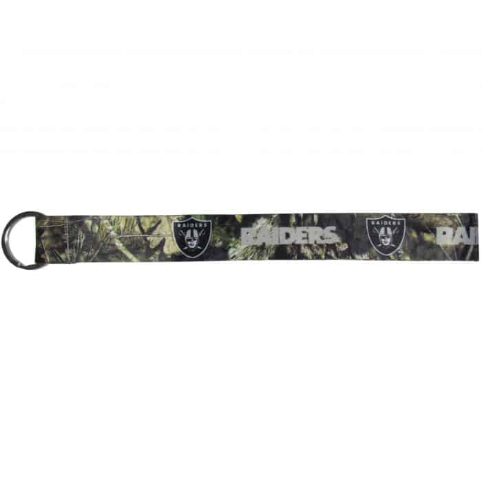 Oakland Raiders Lanyard Key Chain, Mossy Oak