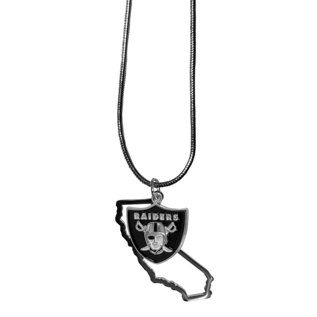 Oakland Raiders State Charm Necklace | Fanhood Gear