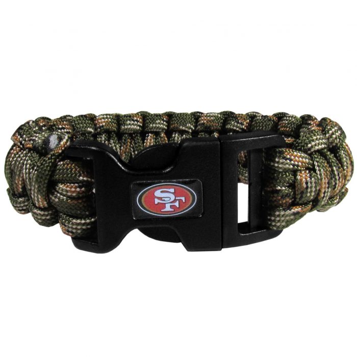 San Francisco 49ers Camo Survivor Bracelet