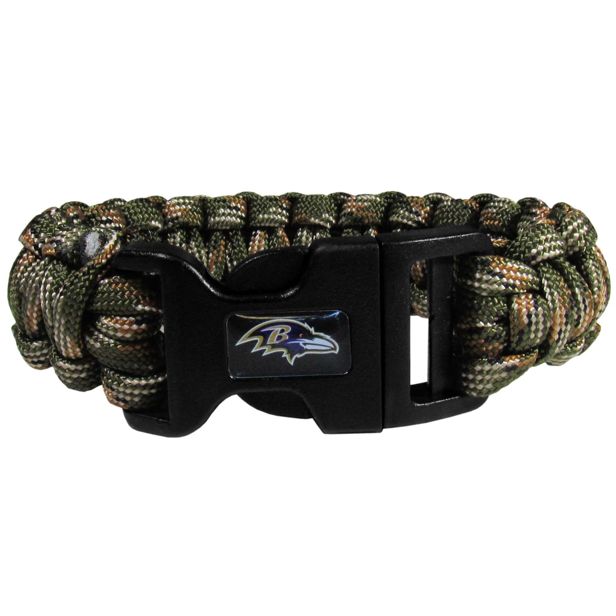 Baltimore Ravens Camo Survivor Bracelet | Fanhood Gear