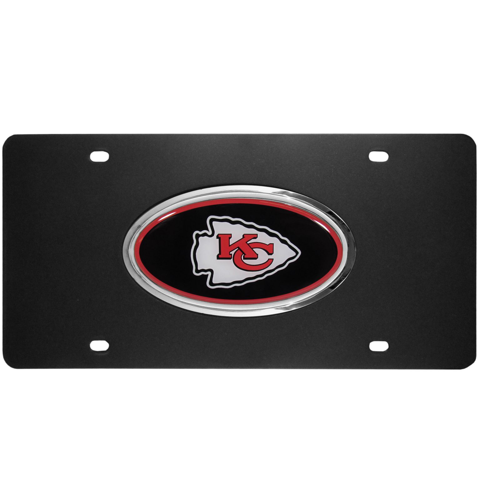 Kansas City Chiefs Acrylic License Plate Fanhood Gear