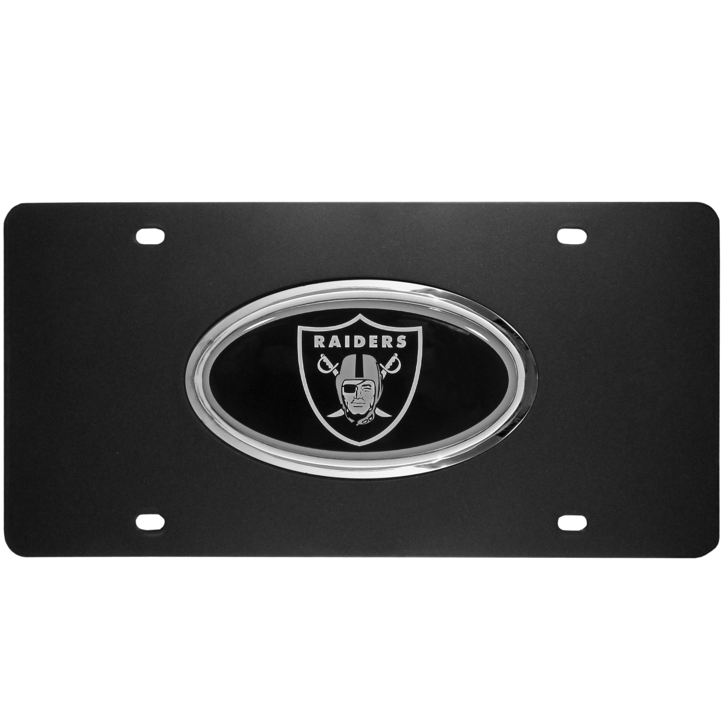 Oakland Raiders Acrylic License Plate | Fanhood Gear