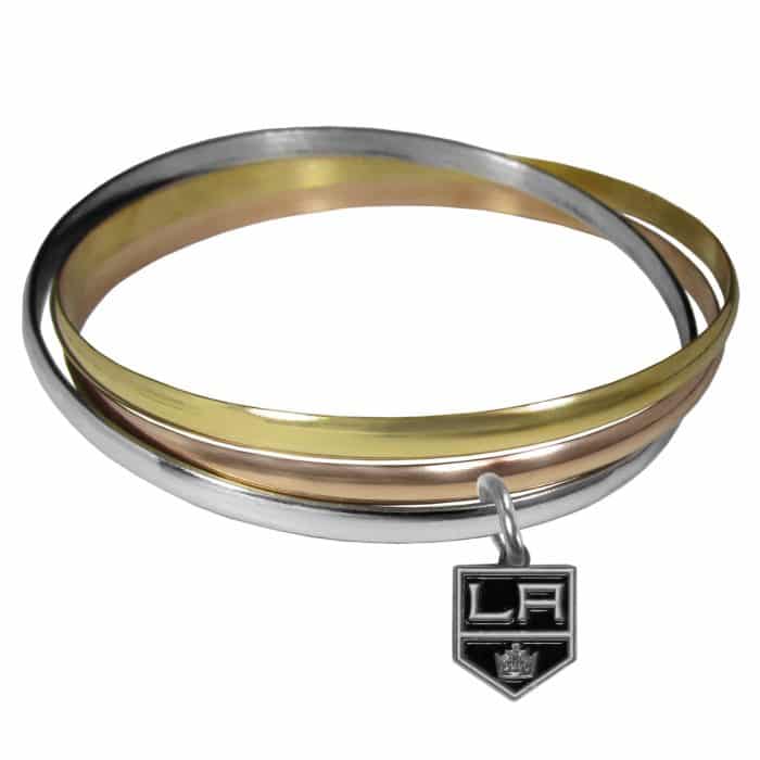 Los Angeles Kings® Tri-color Bangle Bracelet