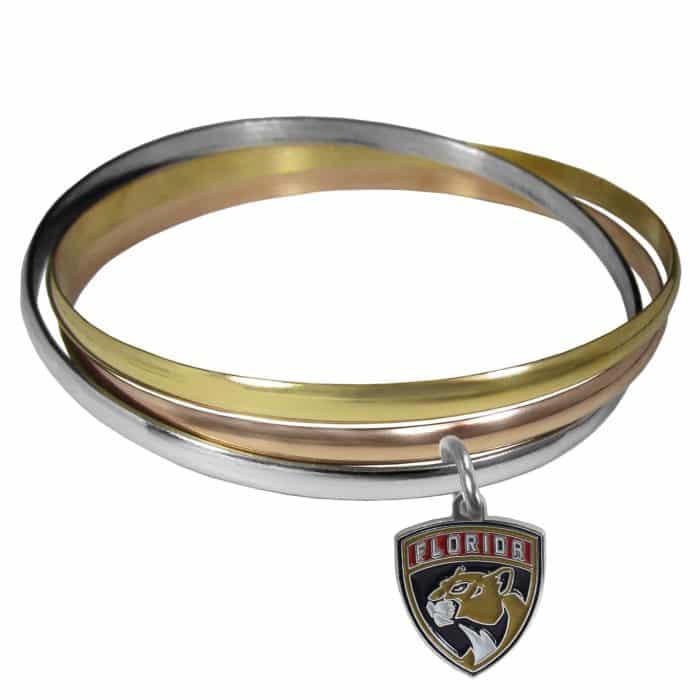 Florida Panthers® Tri-color Bangle Bracelet