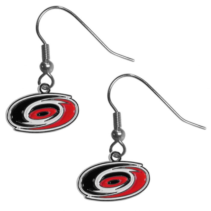 Carolina Hurricanes® Chrome Dangle Earrings