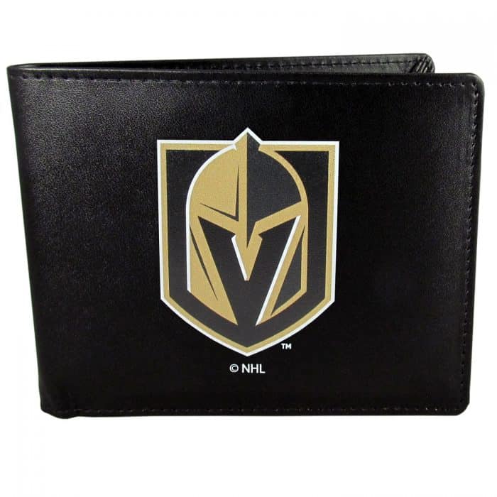 Vegas Golden Knights® Leather Bi-fold Wallet, Large Logo