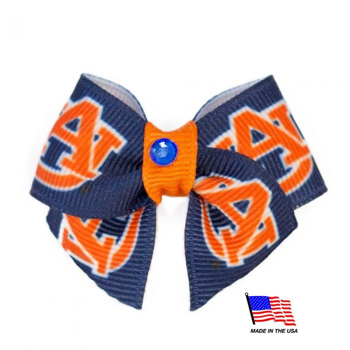 Auburn Tigers Pet Hair Bow
