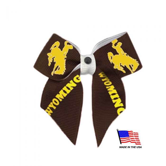 University of Wyoming Pet Hair Bow
