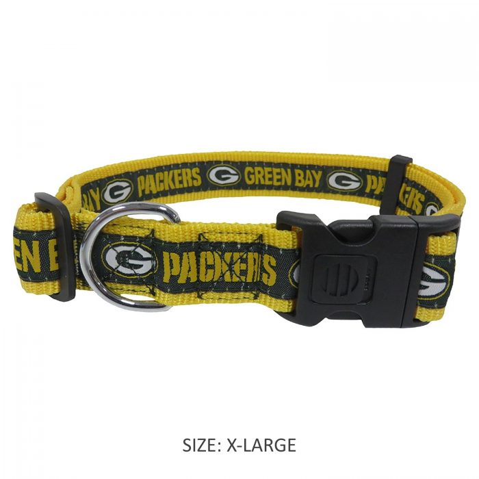 Green Bay Packers Pet Collar by Pets First | Fanhood Gear