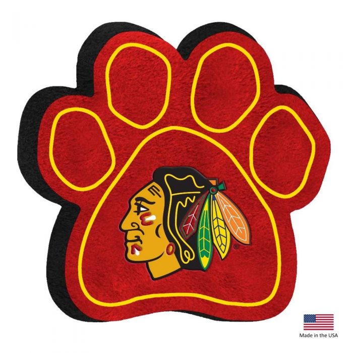 Chicago Blackhawks Paw Squeak Toy