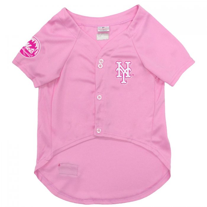 New York Mets Pet Pink Jersey - Image 2
