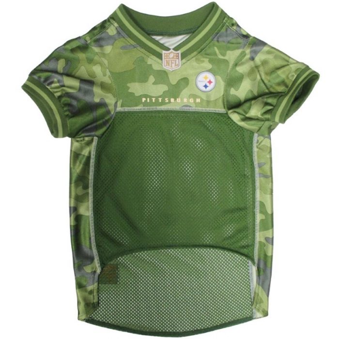 Pittsburgh Steelers Pet Camo Jersey - Image 2