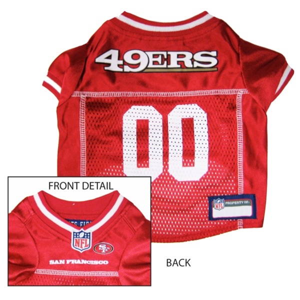 San Francisco 49ers Dog Jersey | Fanhood Gear